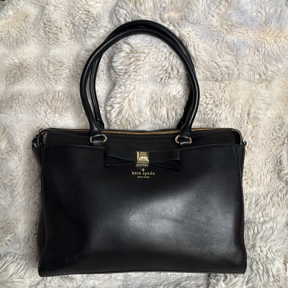Kate Spade Black Leather Handbag